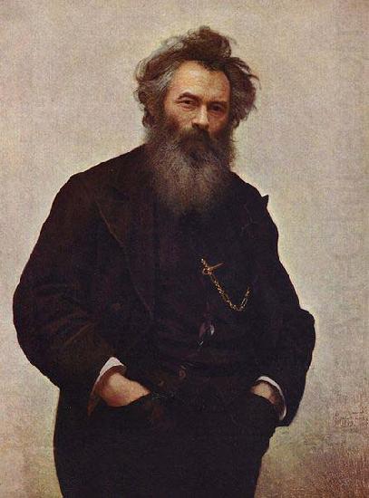 Portrait of Ivan Shishkin by Ivan Kramskoy,, Ivan Shishkin